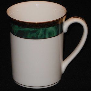 Coffee mug. Noritake Majestic Contemporary Green Marble